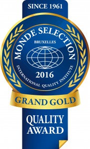 Monde Selection - Grand Gold Quality Award 2016 (Blue version)